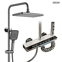 Πολυτελές σύστημα ντους με οθόνη LED για θερμοκρασία και χρόνο – DD520 - Sellzone.bg Πολυτελές σύστημα ντους με οθόνη LED για θερμοκρασία και χρόνο – DD520